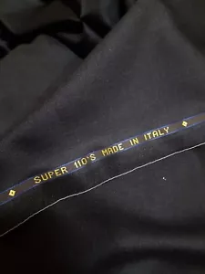 VITALE BARBERIS CANONICO SUPER 110's WOOL Suiting Fabric ITALY 3.25 length - Picture 1 of 4