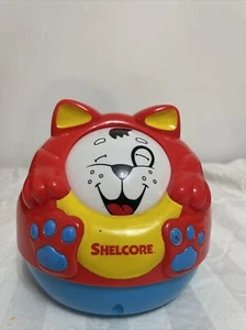 Shelcore 1996 Rolling Dog Faces. Kinder Baby Spielzeug Kunststoff Ball Rolly Polly. - Bild 1 von 6
