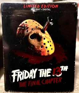 FRIDAY THE 13TH The Final Chapter STEELBOOK Limited Ed BluRay & Digi w/PROTECTOR - Picture 1 of 5