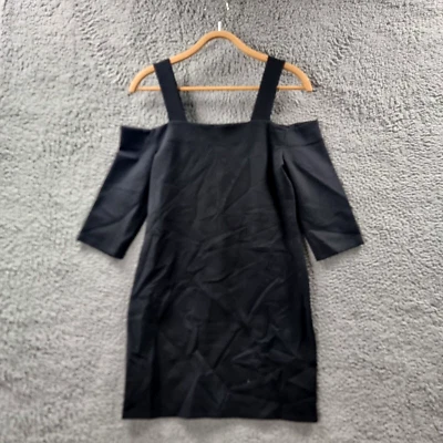 Romeo & Juliet Womens Bodycon Dress Size M Black Stretch Cold Shoulder — 第 1/4 张图片