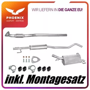 Sistema de escape Opel Corsa C 1.2 1.4 16V (2000-2009) completo con marca de verificación eléctrica - Imagen 1 de 1