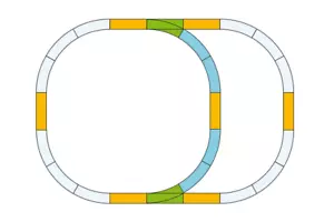 PIKO 35302 G Scale Double Oval Track Set - Picture 1 of 1