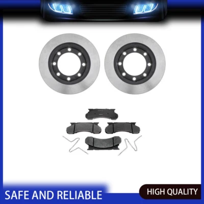 前刹车转子金属刹车片和硬件适用于福特 f-250 1977 - 1984 — 第 1/4 张图片