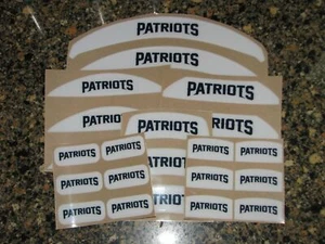 NEW ENGLAND PATRIOTS Bumper Football Helmet Decal Qty (1) FULL Size 3M 20MIL - Picture 1 of 1