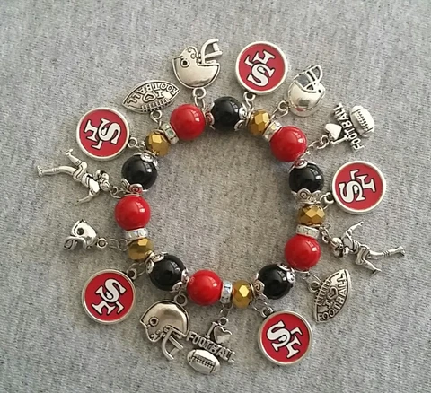 NFL San Francisco 49ers charm bracelet Cover