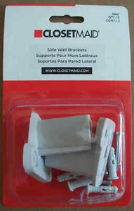 ClosetMaid #6641 Seitenwandhalterung weiß - 2er-Pack - Kombiversand - Bild 1 von 1