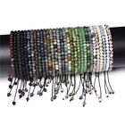 Adjustable Black Rope Stone Bracelets Women Fashion Jewelry Bead Bangle Bracelet