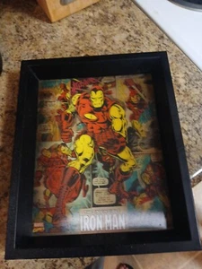 The Invincible Iron Man 3D Shadowbox 9 X 11 GOOD CONDITION - Picture 1 of 5