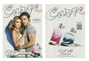Hochglanzpapier Werbung + Klappe - Curve de Liz Claiborne beidseitig - Bild 1 von 1