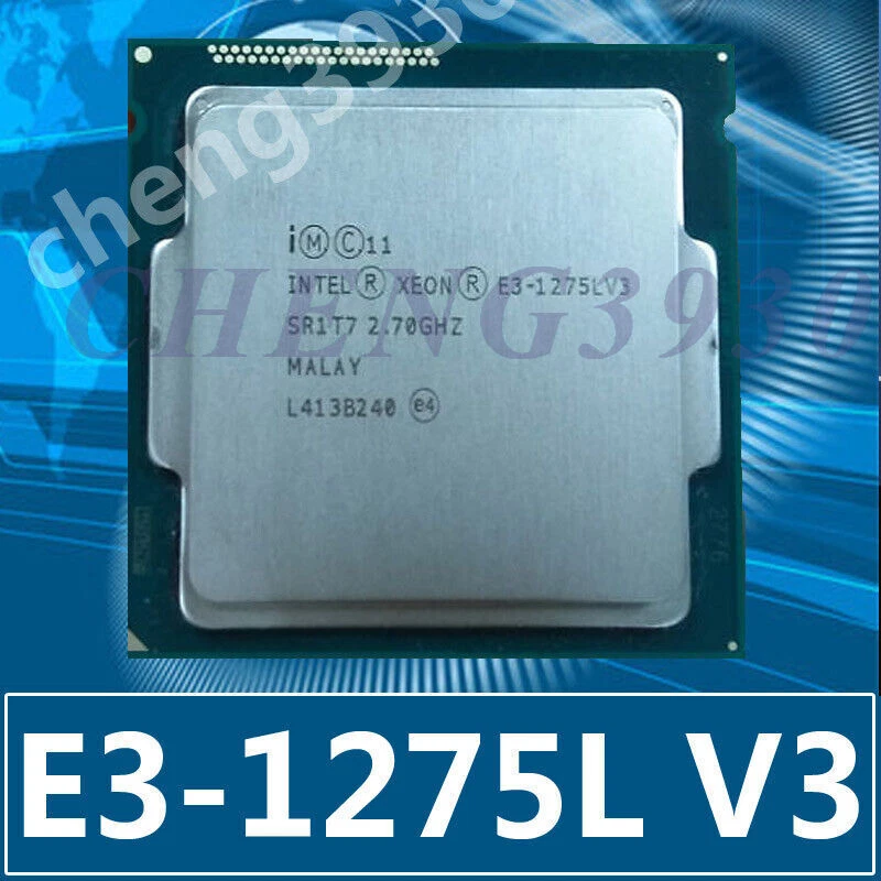  Intel Xeon E3-1275L v3 2.7GHz LGA 1150  4-Core 8M 45W SR1T7 GPU Processor  - Image 1 of 1