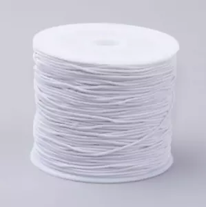 1mm White Elastic Round Hat 20m Approx Length Beading Sewing A1 AUSSIE SELLER - Picture 1 of 1