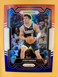 2023-24 Panini Prizm Josh Green Red White & Blue Prizm SP #201 Dallas Mavericks  - Bild 1 von 2