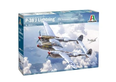 Lockheed Martin P-38j E.T.O. 1:48 Plastic Model Kit ITALERI - Immagine 1 di 4