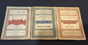 Antique 1889 Lot Of 3 Maynard’s English Classic Series Paperback Booklets - Bild 1 von 9