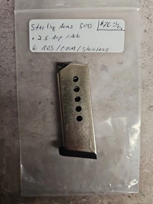 Sterling Arms 300 .25 ACP 6 Magazine 🇺🇸 Factory Original OEM 25 clip Model 300 - Image 1 of 4