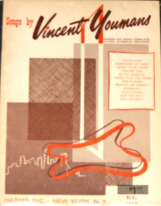 Songs by Vincent Youmans, Voice, Piano, Chords, NF - Picture 1 of 1