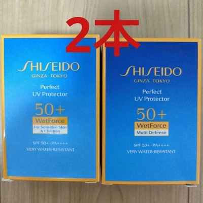 Protector UV SHISEIDO Perfecto [50 ml × 2] SPF50 + PA ++++ para Piel Sensible NUEVO Foto 1 de 4