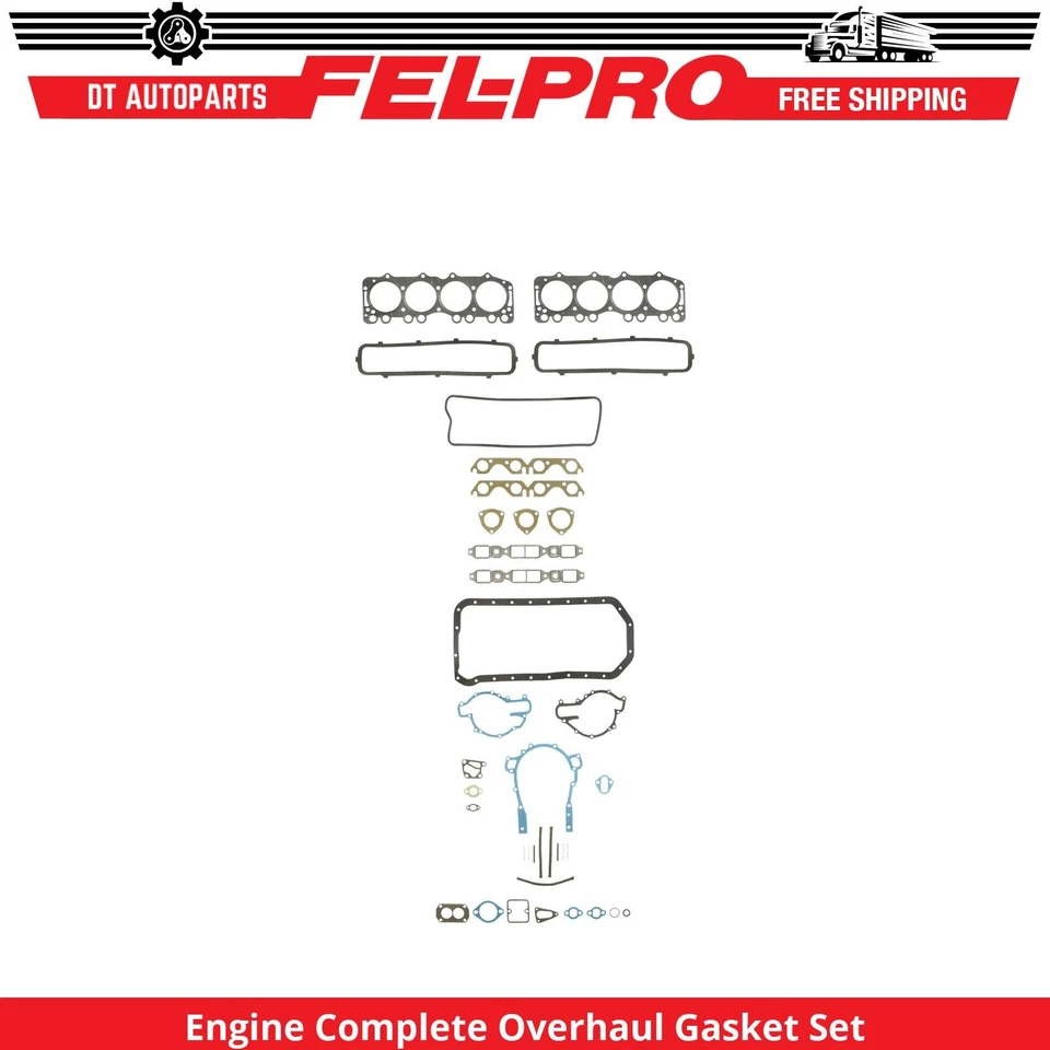For 56-58 Chevrolet Sedan Delivery 5.3L Eng Complete Overhaul Gasket Set Fel-Pro — 第 1/1 张图片