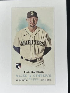 2022 Topps Allen & Ginter Cal Raleigh Mini Rookie Design RC #RDV-9 - Bild 1 von 2