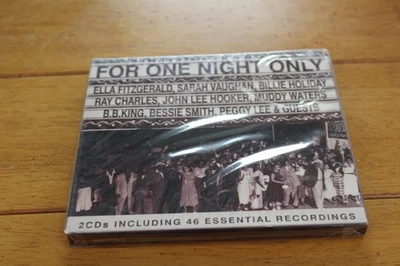 Vintage Various Artists 2CD For One Night Only Jazz Blues Compilation Soul New - Image 1 of 2