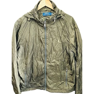 Polo Ralph Lauren Redford Packable Hooded Windbreaker Olive Green XL - Picture 1 of 4
