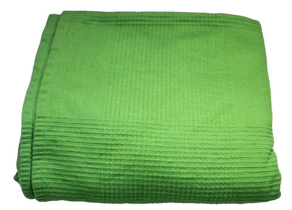 Colcha IKEA INDIRA doble/verde lima brillante completo 603/043,48 a cuadros texturizada Foto 1 de 3