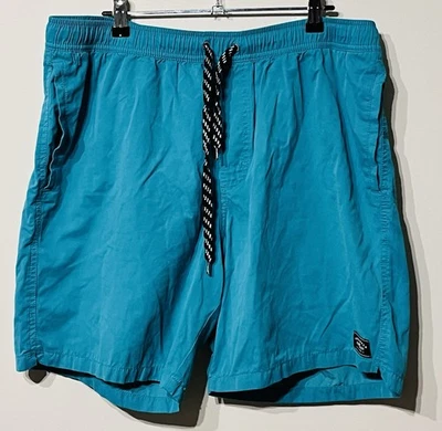 Vonzipper Mens Teal Green Bermuda Casual Walk Beach Swim Board Shorts Size 36 - image 1 of 4