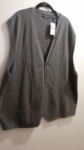 Perry Ellis Pullover Weste grau Knopfleiste 100% Baumwolle Gr. 3XLT klassisch neu  - Bild 1 von 11