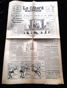 LE CANARD ENCHAINE N° 2143 11/1961 LA GUERRE D'ALGERIE POLITIQUE/FRANCE 320 - Foto 1 di 1