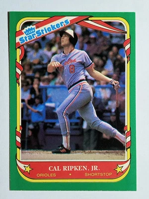 1987 Fleer Star Stickers #101 Cal Ripken - Image 1 of 2