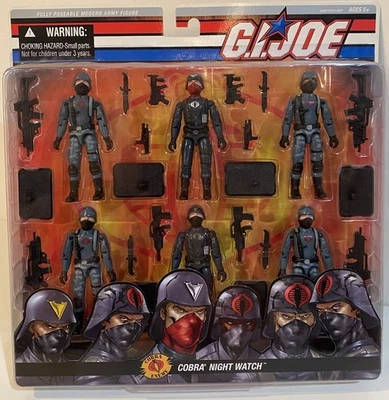 GI Joe COBRA RELÓGIO NOTURNO DTC Exclusivo 2005 Hasbro O-Ring Infantry Trooper NOVO!! - Imagem 1 de 4