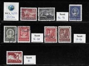 WC1_14275. KROATIEN. Schönes Lot 1943-1945 kplt. sets. Gebraucht/MH - Bild 1 von 1