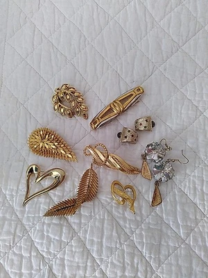 Modeschmuck aus England 50/60er-Jahre goldfarben Vintage - Bild 1 von 2