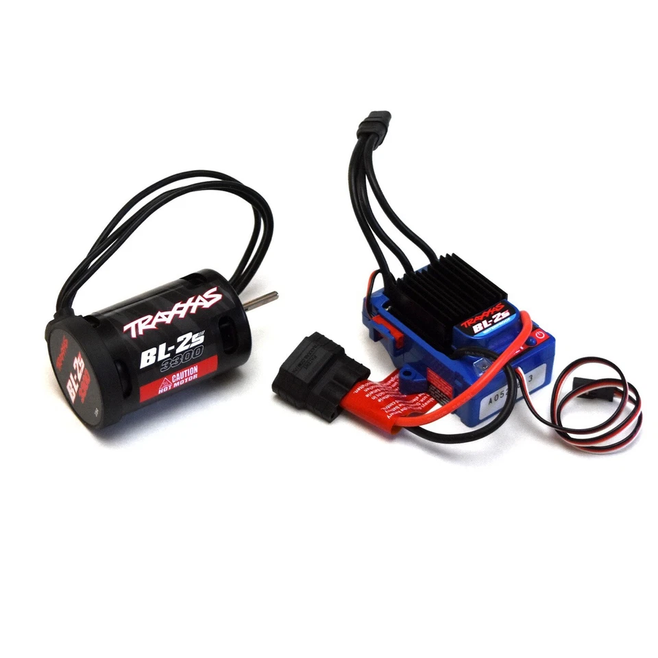 NEW Traxxas BL-2s Brushless Power System Waterproof ESC and 3300KV Motor TRA3382 - Image 1 of 1