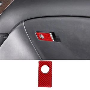 Kit de decoración de interruptor de guantera de automóvil rojo carbono para INFINITI Q50 Q60 2015-2022 - Imagen 1 de 12