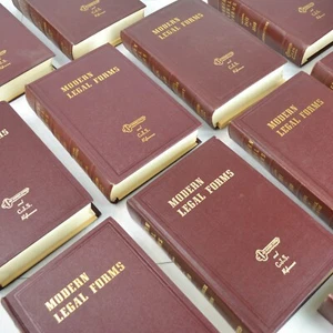 MODERN LEGAL FORMS (Pick a Book Lot Sale) CJS Reference West American Law Books  - Picture 1 of 7