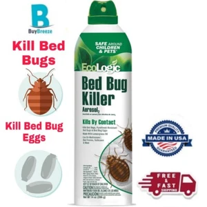 Ecologic Bed Bug Killer Aerosol Spray, 14oz, Kills Bed Bugs & Eggs, for Mattress - Picture 1 of 24