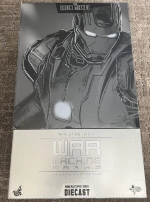 HOT TOYS IRON MAN 3 WAR MACHINE MARK II DIECAST 1/6 FIGURE - Image 1 of 4