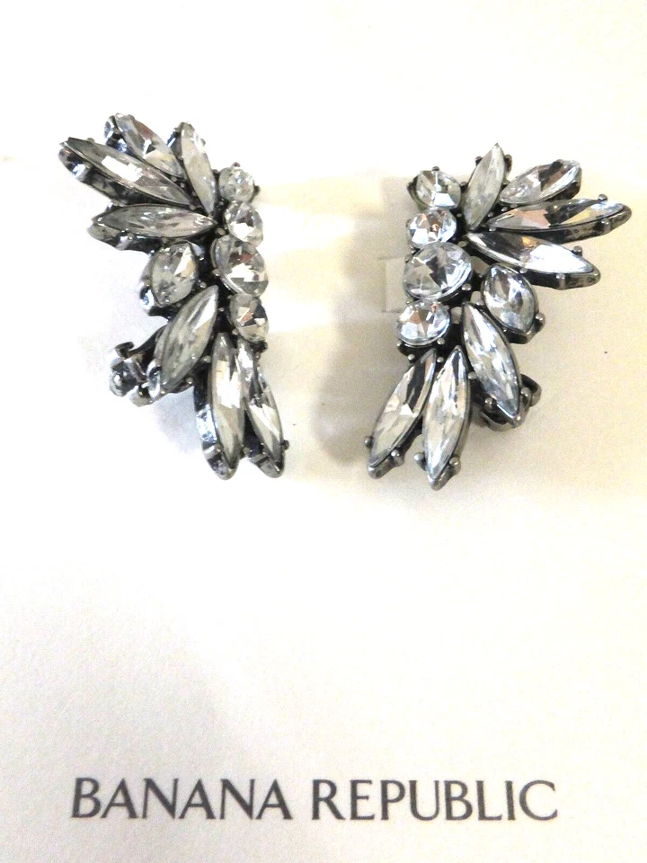 Pendientes de hematita Banana Republic para mujer brillantes abanico escalador nuevos con etiquetas 48 Foto 1 de 4