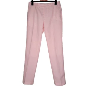 Brand New Pale Pink Trousers Wool Blend French Connection Men’s 32R Slim Fit - Picture 1 of 11