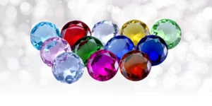 Juego de 12 Pisapapeles Diamante Vidrio 30mm Hogar Boda Decoración San Valentín Regalo - Imagen 1 de 12