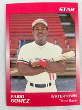 1989 STAR CO. Minor League Baseball Card#180-FABIO GOMEZ, Watertown Indians