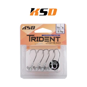 KSD - Trident Jighead 4x (KSDTDTJH4X) ~ Fishing Jighead Hooks - Picture 1 of 5
