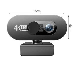 4K Full HD Webcam For PC Web Camera New Mini Web Cam With Microphone USB - Afbeelding 1 van 12
