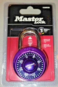 Master Lock Zahlenschloss 1530DCM (lila) ~ ALLES NEU!!! - Bild 1 von 2
