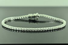 14k White gold diamond tennis bracelet Diamond Bracelet 3ct