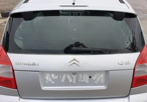 Tapa maletero puerta trasera CITROEN C2 VTS Mk1 2003-09 con cristal trasero, alerón plateado EZR - Imagen 1 de 9