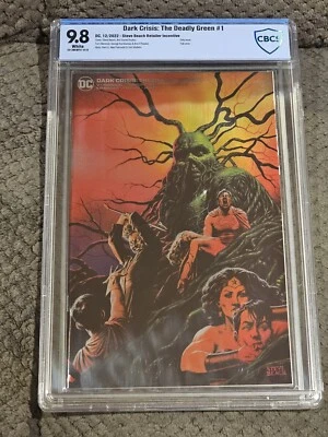 DARK CRISIS: THE DEADLY GREEN #1C 1:25 STEVE BEACH FOIL Variant DC CBCS 9.8 Rare - Image 1 of 3