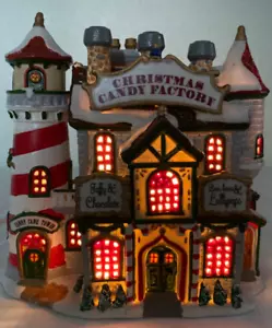 LEMAX CHRISTMAS CANDY FACTORY Toys-R-Us Santa's Wonderland ~ De colección 2000 - Imagen 1 de 5