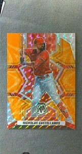 2022 Panini Mosaic Orange Reactive Prizm #66 Nicholas Castellanos Phillies - Picture 1 of 2